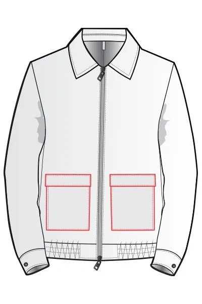 Patch with Flap and Two Hidden Snaps