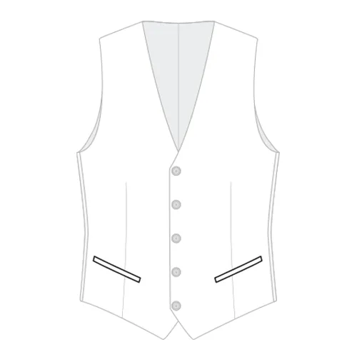 2 Enkelbies zakken — Twee enkelbies zakken met verfijnde afwerking.