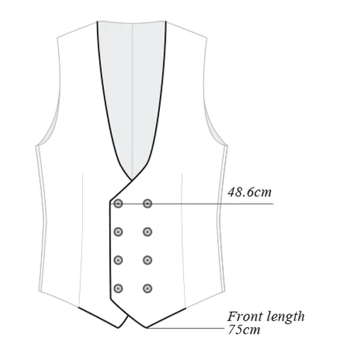 8 buttons — Formele acht‑knopen uitvoering