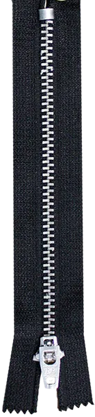Zipper Silver / Black
