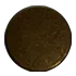 Rivet flat coin brass